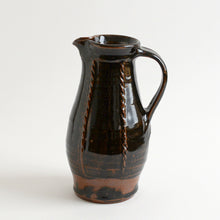 画像をギャラリービューアに読み込む, 黒釉盛文手付水差 / 柴田雅章