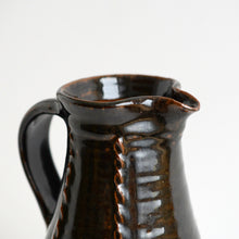 画像をギャラリービューアに読み込む, 黒釉盛文手付水差 / 柴田雅章