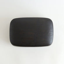 Load image into Gallery viewer, 栗黒拭漆面取り匣 / 中沢学