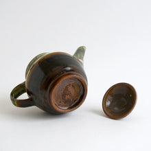 画像をギャラリービューアに読み込む, 呉須飴掛分流描急須 / 柴田雅章