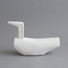 画像をギャラリービューアに読み込む, はりこ 祝い鴨(胡粉) / 備中和紙