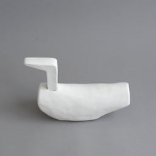 画像をギャラリービューアに読み込む, はりこ 祝い鴨(胡粉) / 備中和紙