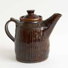 Load image into Gallery viewer, 飴釉鎬手急須 / 柴田雅章