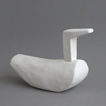 画像をギャラリービューアに読み込む, はりこ 祝い鴨(胡粉) / 備中和紙