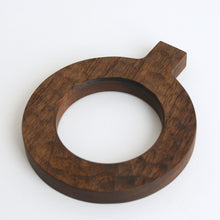 画像をギャラリービューアに読み込む, 鍋敷(Φ120 / クラロウォールナット) / 藤崎均