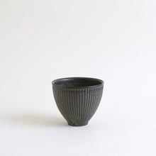 画像をギャラリービューアに読み込む, しのぎ丸カップ(ブルーブラック)/ 北岡幸士