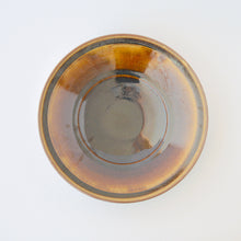 Load image into Gallery viewer, 飴釉丸紋8寸鉢 / 佐藤大寿