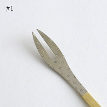 画像をギャラリービューアに読み込む, 刻印カトラリー(フォーク) / moe matsuda