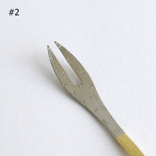 画像をギャラリービューアに読み込む, 刻印カトラリー(フォーク) / moe matsuda