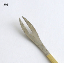 画像をギャラリービューアに読み込む, 刻印カトラリー(フォーク) / moe matsuda