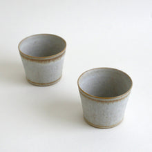 Load image into Gallery viewer, 猪口M(線紋・白) / 北岡幸士