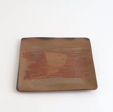 画像をギャラリービューアに読み込む, 備前四方皿 / 森本仁