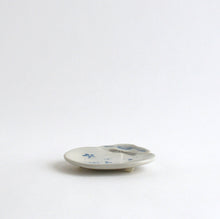 画像をギャラリービューアに読み込む, 宝袋小皿 プラチナ彩(菊/あけび) / 日高直子