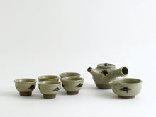 画像をギャラリービューアに読み込む, 並笹絵煎茶セット 大 / 袖師窯