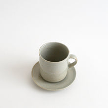 画像をギャラリービューアに読み込む, 青白磁デミタス&ソーサー / 日高伸治