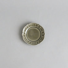 画像をギャラリービューアに読み込む, 花形リムまめ皿(グレー) / 阿部慎太朗