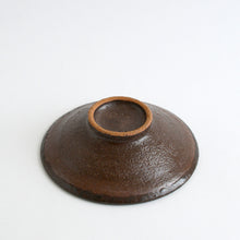 画像をギャラリービューアに読み込む, 黒飴釉平鉢6寸 / 後藤竜太