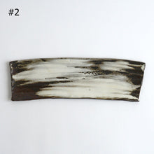 画像をギャラリービューアに読み込む, はけ目板皿 / 山田隆太郎