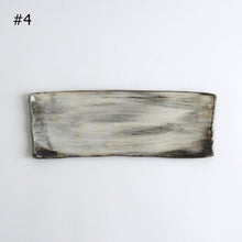 画像をギャラリービューアに読み込む, はけ目板皿 / 山田隆太郎