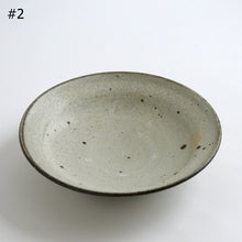 Load image into Gallery viewer, 8寸リム皿(生粉引/粉引) / 山田隆太郎