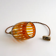 画像をギャラリービューアに読み込む, ren ランプシェード(ボトルM、ブラウン) / Hiroy Glass Studio