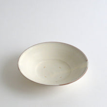 画像をギャラリービューアに読み込む, 粉引五寸つば皿 / 荒賀文成