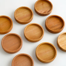 Load image into Gallery viewer, 急須台3寸(木地) / 森山ロクロ工作所