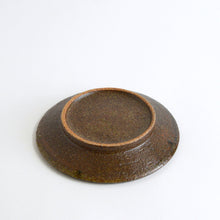 Load image into Gallery viewer, 飴釉皿6寸(縁厚) / 後藤竜太