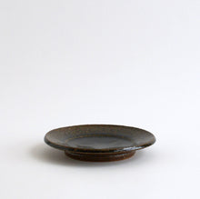 画像をギャラリービューアに読み込む, 飴釉ふち皿5寸 / 後藤竜太