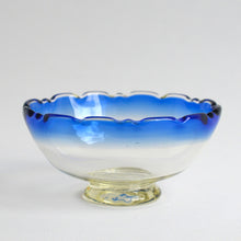 画像をギャラリービューアに読み込む, ルリ色ぼかし稜花小鉢 / 平田將人