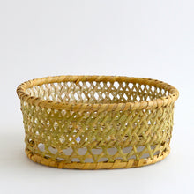 画像をギャラリービューアに読み込む, 長野県戸隠 / 根曲り竹 碗篭 ヒゴ入り