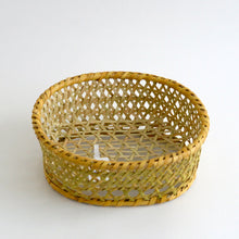 画像をギャラリービューアに読み込む, 長野県戸隠 / 根曲り竹 碗篭 ヒゴ入り