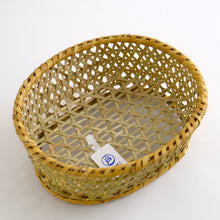 画像をギャラリービューアに読み込む, 長野県戸隠 / 根曲り竹 碗篭 ヒゴ入り