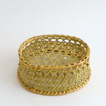 画像をギャラリービューアに読み込む, 長野県戸隠 / 根曲り竹 碗篭 ヒゴ入り