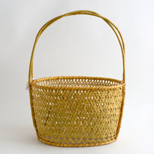 画像をギャラリービューアに読み込む, 長野県戸隠 / 根曲り竹 買物篭 大