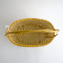 画像をギャラリービューアに読み込む, 長野県戸隠 / 根曲り竹 買物篭 大