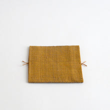 Load image into Gallery viewer, 袋織コースター(黄土×ベージュ) / 倉敷本染手織研究所