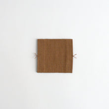 画像をギャラリービューアに読み込む, 袋織コースター(ベージュ×藍) / 倉敷本染手織研究所