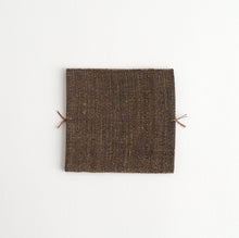 画像をギャラリービューアに読み込む, 袋織コースター(ベージュ×藍) / 倉敷本染手織研究所