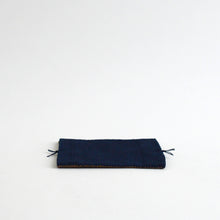 Load image into Gallery viewer, 袋織コースター(藍×ベージュ) / 倉敷本染手織研究所