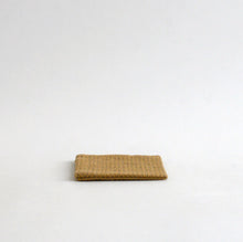 Load image into Gallery viewer, コースター(花風通 黄 1) / 倉敷本染手織研究所