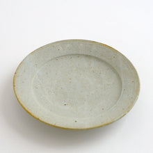 画像をギャラリービューアに読み込む, 6寸リム皿 粉引 / 小林耶摩人
