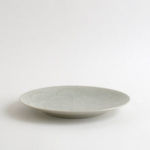 画像をギャラリービューアに読み込む, 灰釉鎬文7寸皿 / 阿南維也