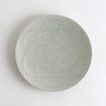 画像をギャラリービューアに読み込む, 灰釉鎬文7寸皿 / 阿南維也