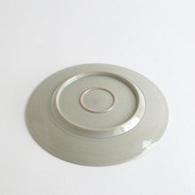 画像をギャラリービューアに読み込む, 灰釉鎬文7寸皿 / 阿南維也