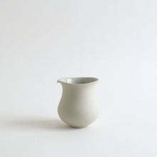 Load image into Gallery viewer, 白磁掛け分け片口 / 阿南維也