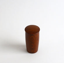 画像をギャラリービューアに読み込む, 筒蓋物(拭漆) / 紀平佳丈