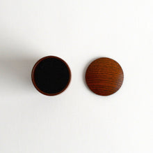 画像をギャラリービューアに読み込む, 筒蓋物(拭漆) / 紀平佳丈