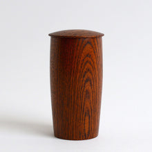 画像をギャラリービューアに読み込む, 筒蓋物(拭漆) / 紀平佳丈