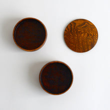 画像をギャラリービューアに読み込む, 丸二段小箱(拭漆) / 紀平佳丈